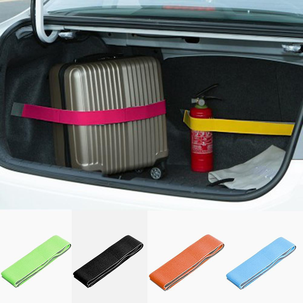 Universal Car Trunk Anti-Drop Storage Straps Durable Adjustable Black