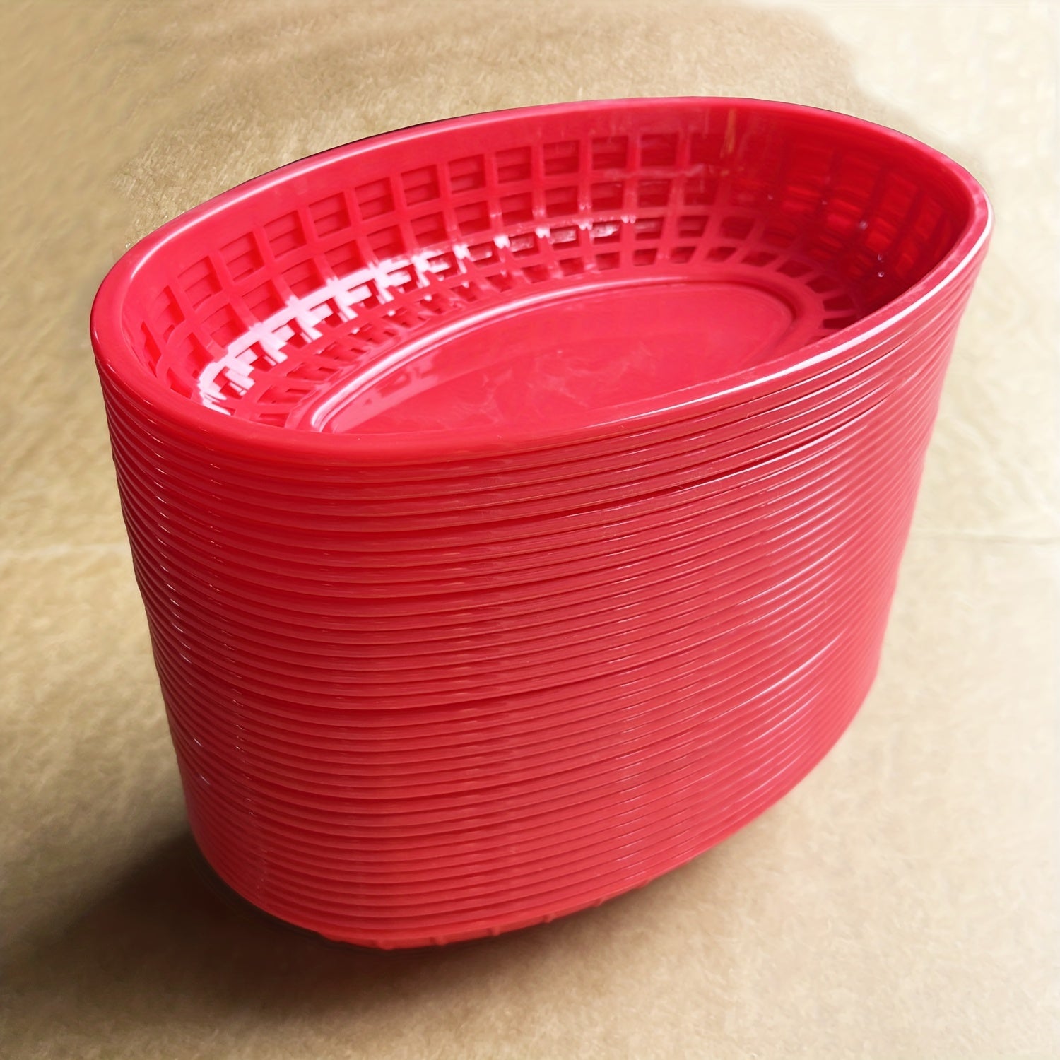 Food Serving Trays Set of 12 24 or 36 Plastic Restaurant Kitchen Serveware