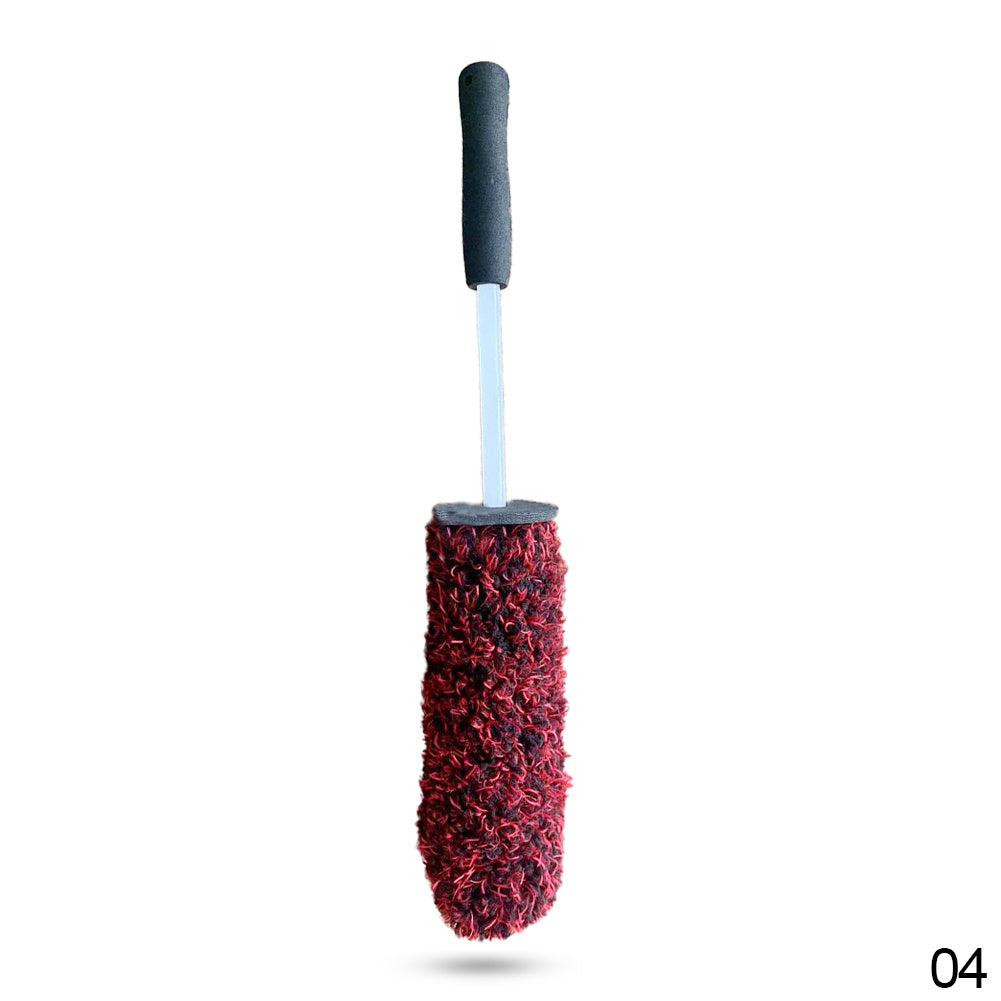 Universal avtomobil g'ildirak cho'tkasi, sirpanchiq bo'lmagan tutqich, oson rim va spoke tozalash