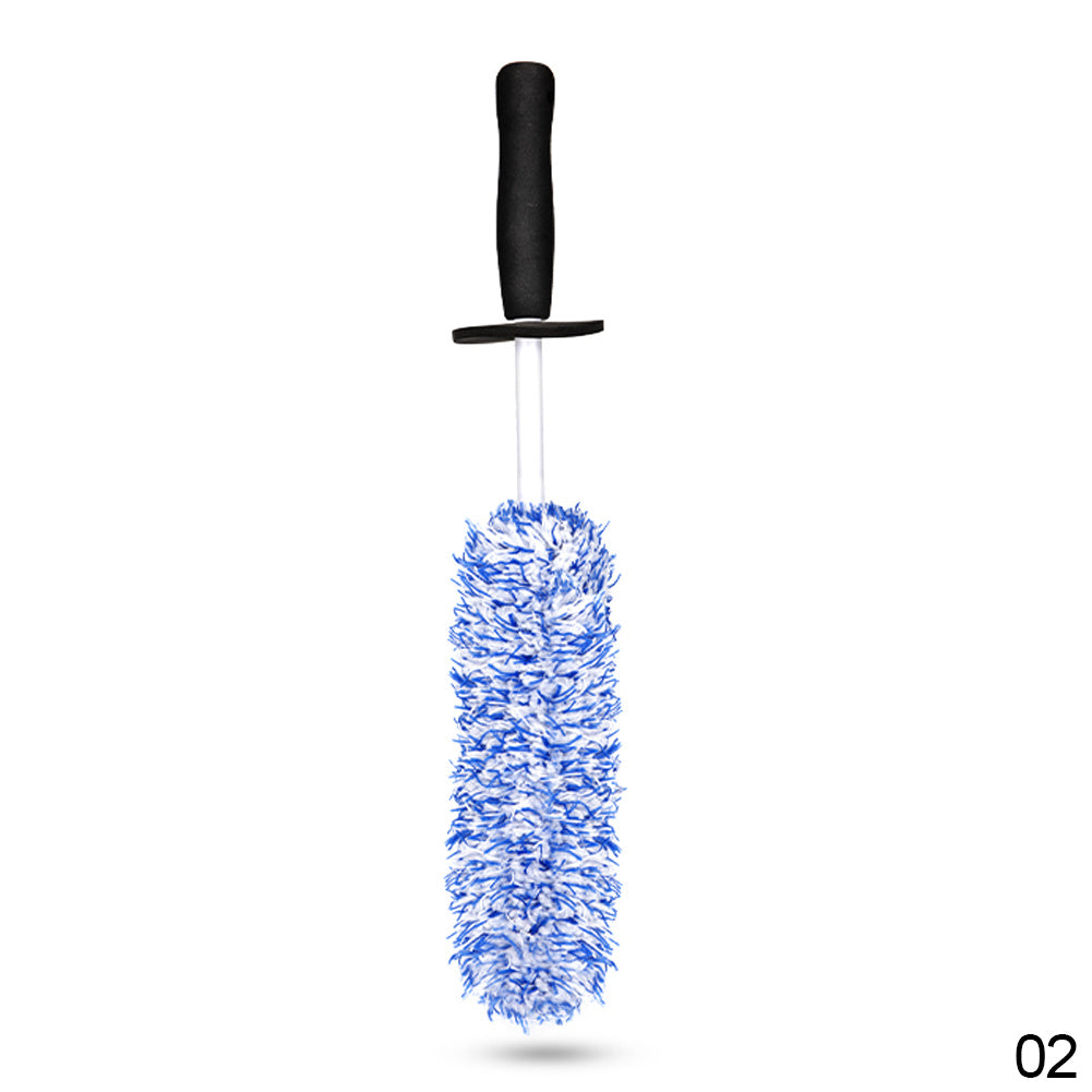 Universal avtomobil g'ildirak cho'tkasi, sirpanchiq bo'lmagan tutqich, oson rim va spoke tozalash