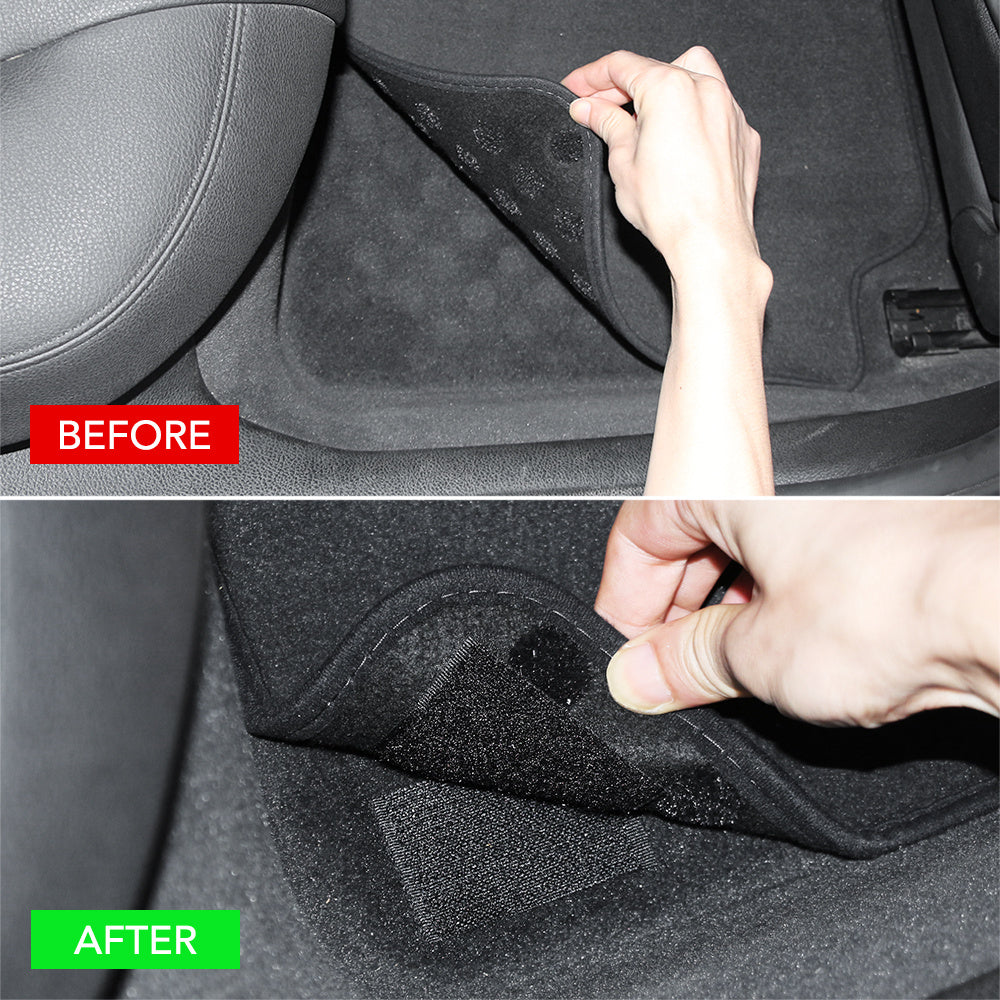 Car Floor Mat Fastener Tape Nylon Sticker Double Sided Hook Loop