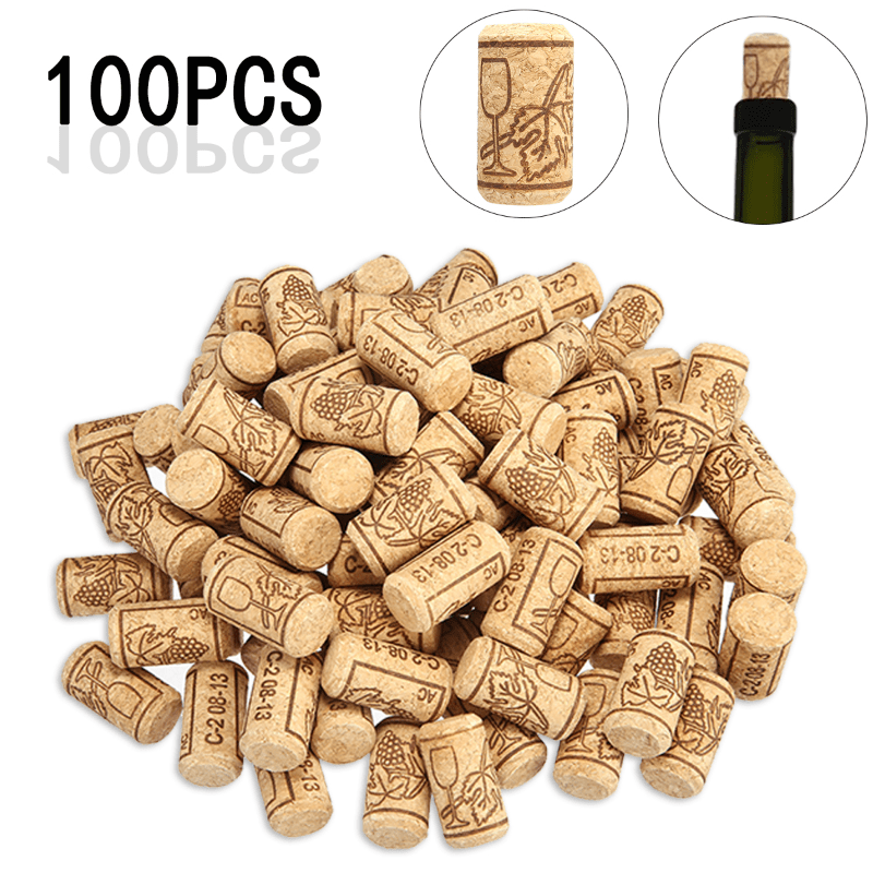 Set of 100 Wine Corks for Beer and Wine Bottle Sealing 2.03cmx4.06cm Bungs