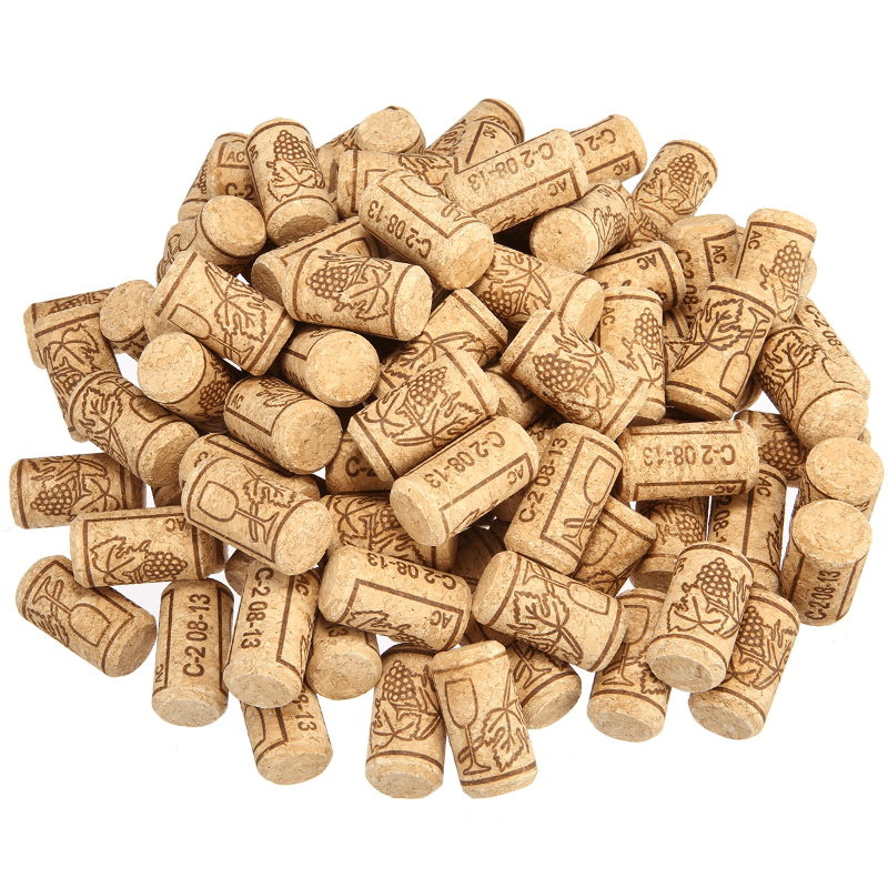 Set of 100 Wine Corks for Beer and Wine Bottle Sealing 2.03cmx4.06cm Bungs