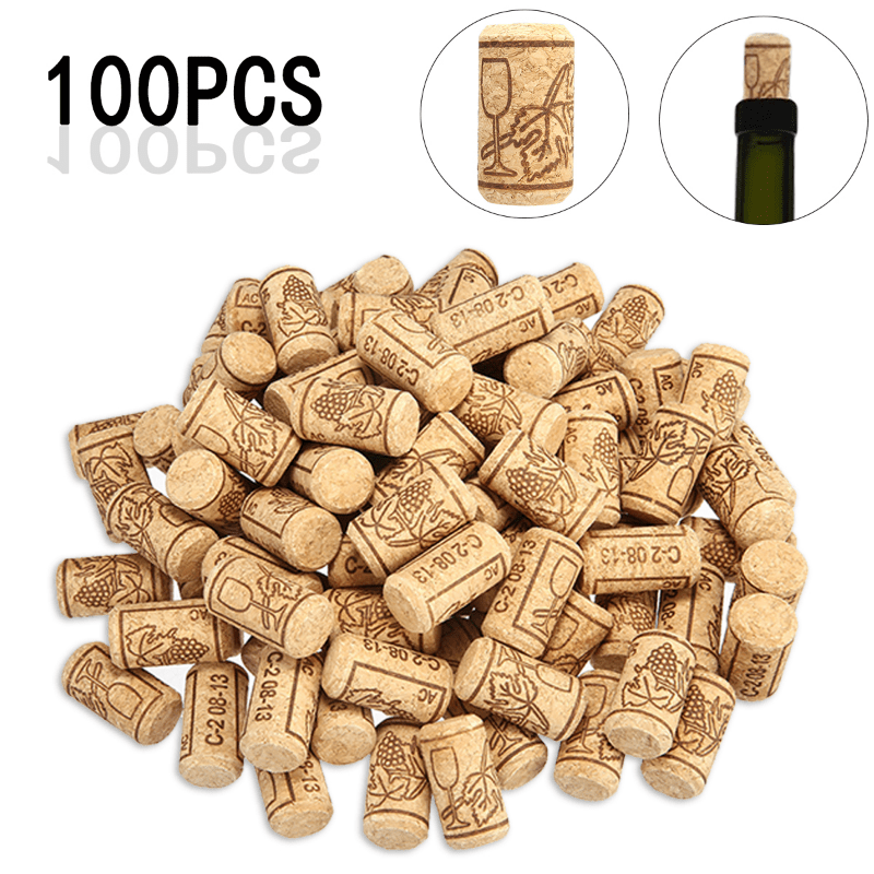 Set of 100 Wine Corks for Beer and Wine Bottle Sealing 2.03cmx4.06cm Bungs