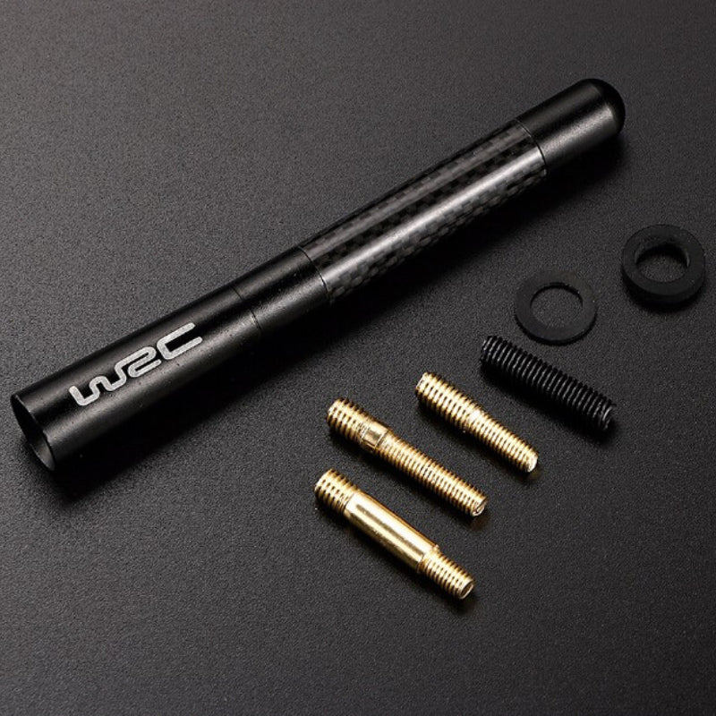 Universal Carbon Fiber Metal Short Radio Antenna for Car Replacement