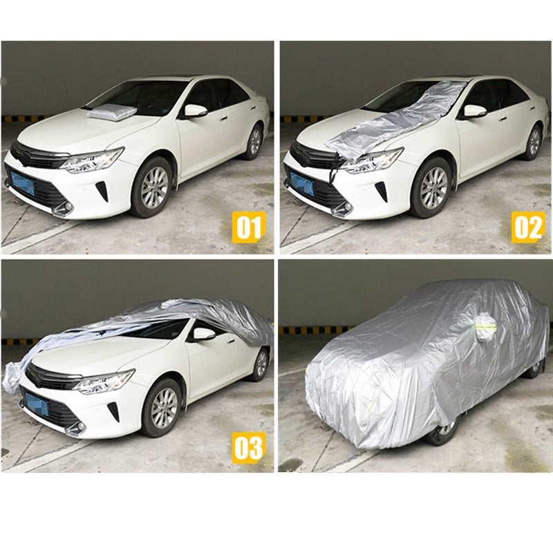 Universal Car Cover Outdoor Dust Snow Sun Protection