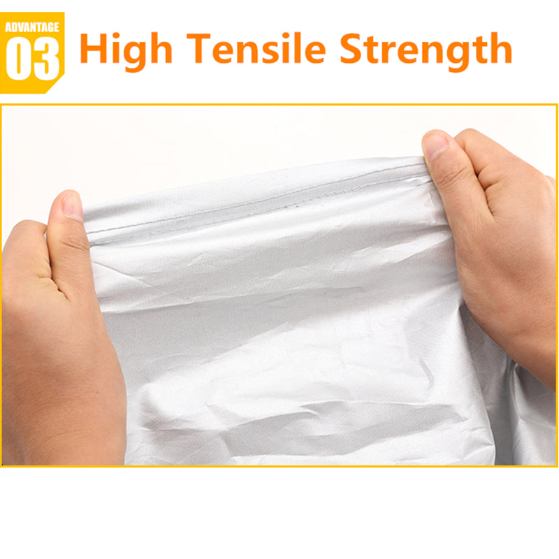 Funda para coche protección UV contra el sol y el polvo para sedanes y SUVs, poliéster impermeable