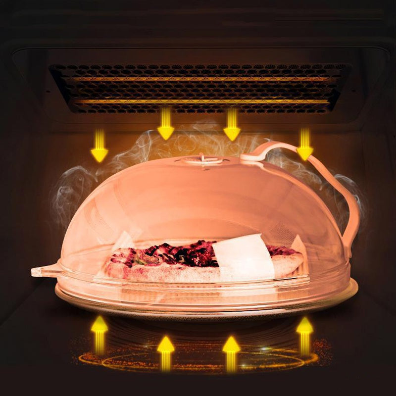 '- Крышка для микроволновки - Защищает горячие блюда - Устойчива к маслу и брызгам - Сохраняет свежесть - Незаменимая вещь на кухне