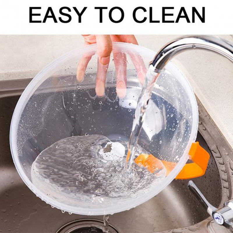 '- Крышка для микроволновки - Защищает горячие блюда - Устойчива к маслу и брызгам - Сохраняет свежесть - Незаменимая вещь на кухне