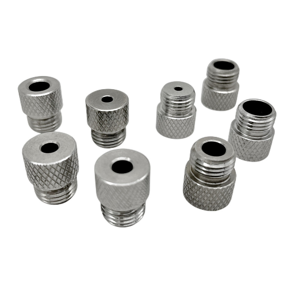 Stainless Steel Drill Guide Sleeves for Woodworking 3mm-10mm Bushing for Doweling and Pocket Hole Jigs