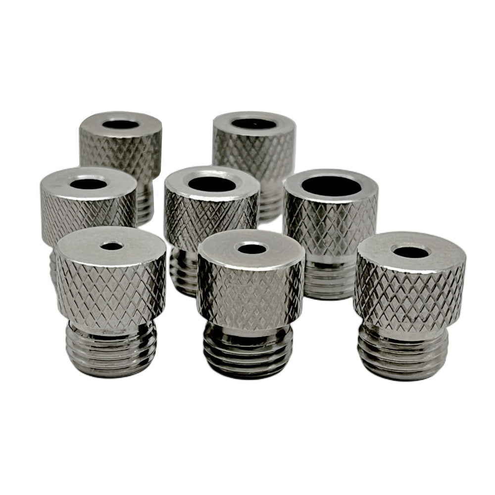 Stainless Steel Drill Guide Sleeves for Woodworking 3mm-10mm Bushing for Doweling and Pocket Hole Jigs