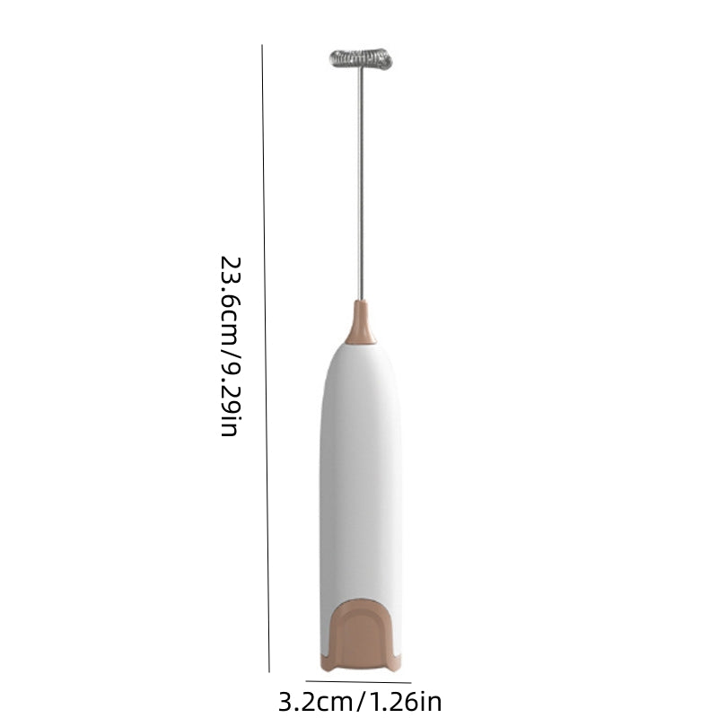 Electric Milk Frother Handheld Coffee Stirrer for Milk Foam and Beverages