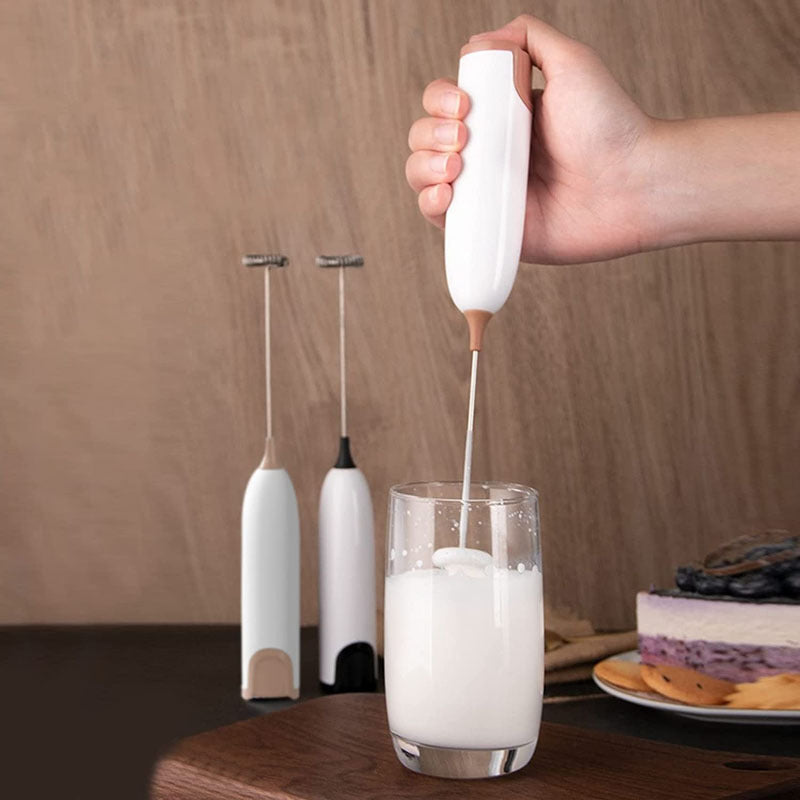 Electric Milk Frother Handheld Coffee Stirrer for Milk Foam and Beverages