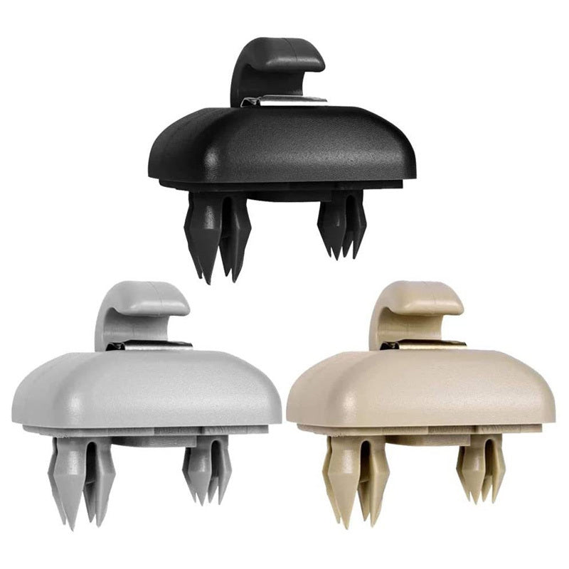 Car Interior Grey Sun Visor Clip Holder Hook for Audi Vehicles