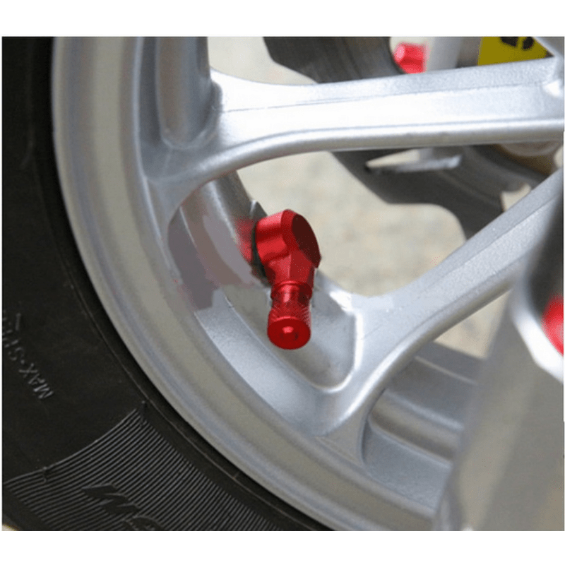 Motorcycle Tire Valve Extension Aluminum Gas Nozzle Adjustable Angle