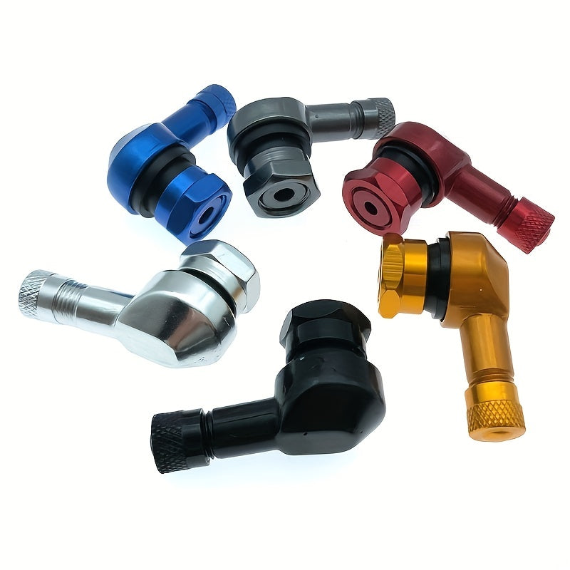 Motorcycle Tire Valve Extension Aluminum Gas Nozzle Adjustable Angle