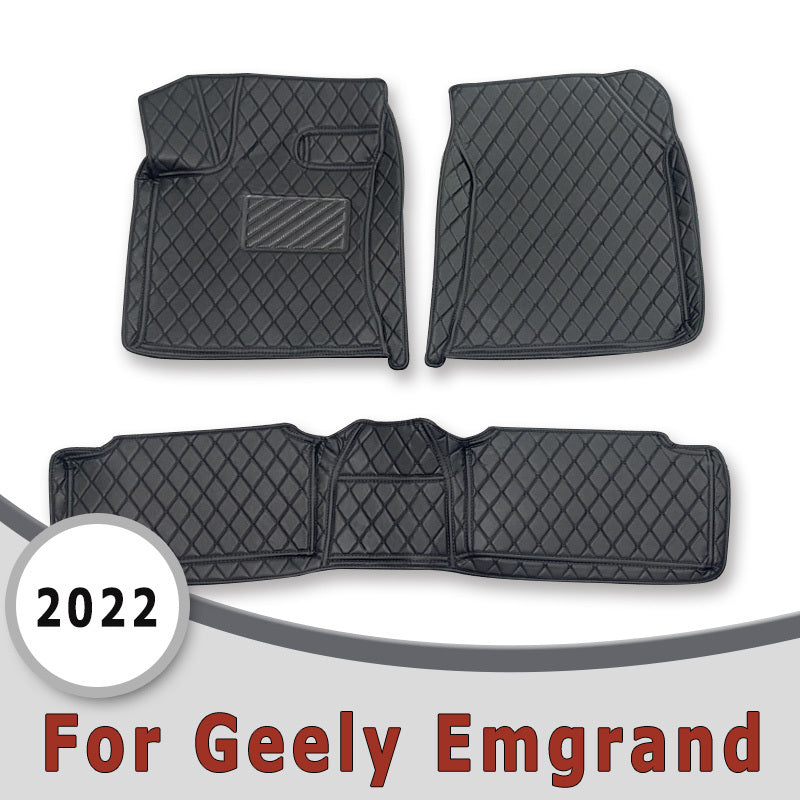 Универсальные автомобильные коврики на пол из искусственной PU-кожи для седана 2022 года, интерьер автомобиля