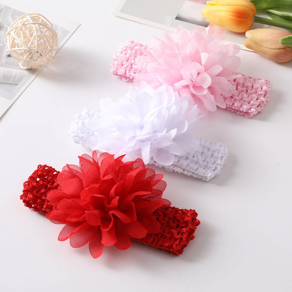 Infant Girls Slip-On Mary Jane Flats with Lace Flower Decor Soft Sole Anti-Skid Dress Shoes