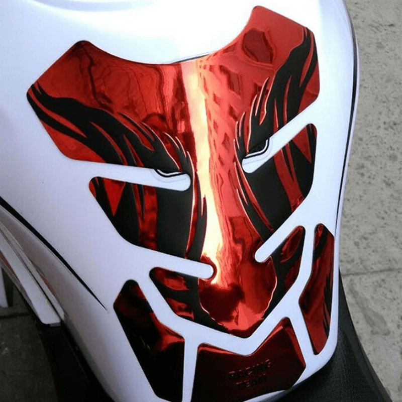 Motorcycle Fuel Tank Cover Sticker Waterproof Scratch-Resistant Fishbone Protector