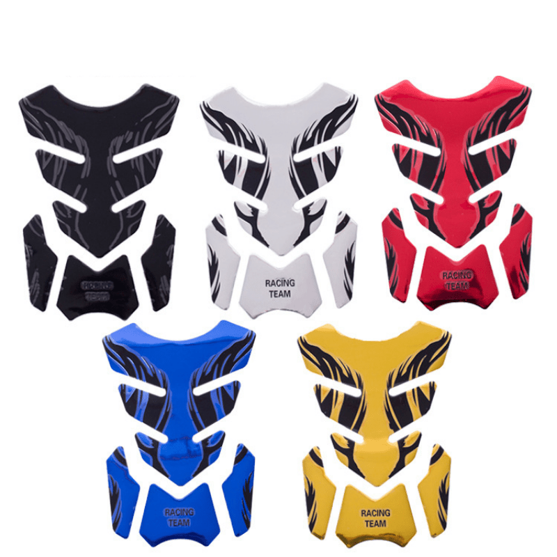Motorcycle Fuel Tank Cover Sticker Waterproof Scratch-Resistant Fishbone Protector