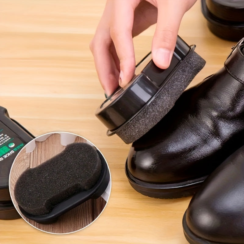 Unisex Leather Shoe Cleaner Brush Double-Sided Rubbing Sponge Colorless Decontamination