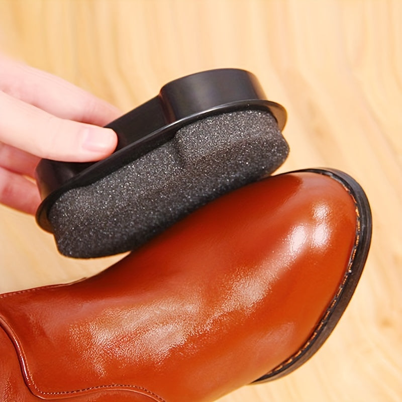 Unisex Leather Shoe Cleaner Brush Double-Sided Rubbing Sponge Colorless Decontamination