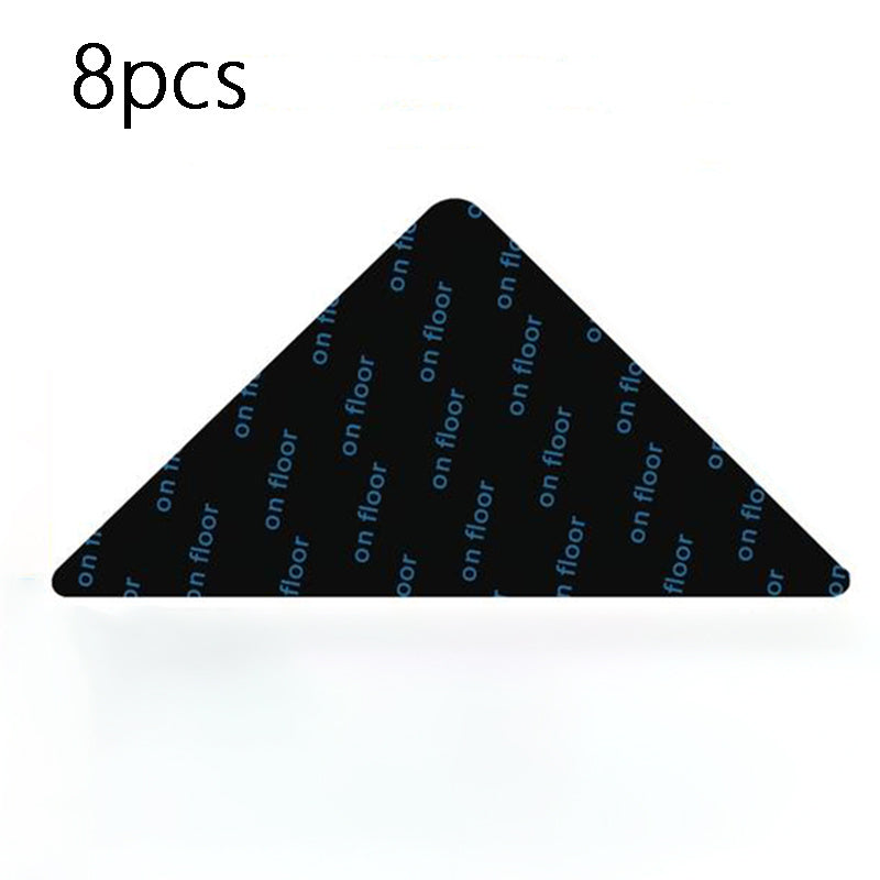 8 Pieces Reusable Rug Grippers for Hardwood Floors and Tiles, Non-Slip, Washable