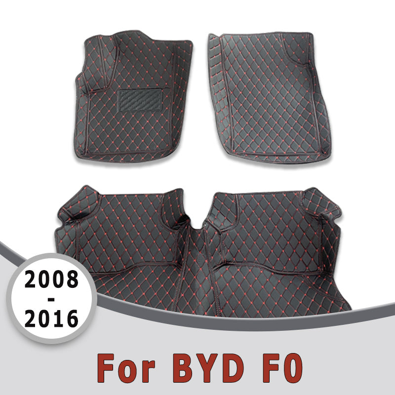 Универсальные автомобильные коврики на пол для F0 2008-2016 из искусственной PU-кожи, автоподкладки