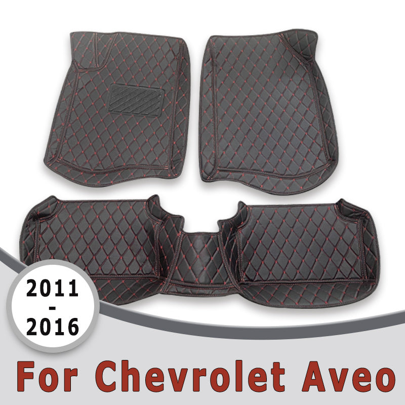 Универсальные автомобильные коврики из искусственной кожи для седана, аксессуары для интерьера автомобиля