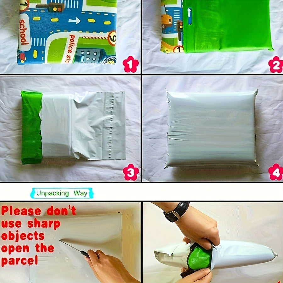 Baby Reversible Foam Play Mat 1.8m x 2m Foldable Cushioned Durable PVC Surface