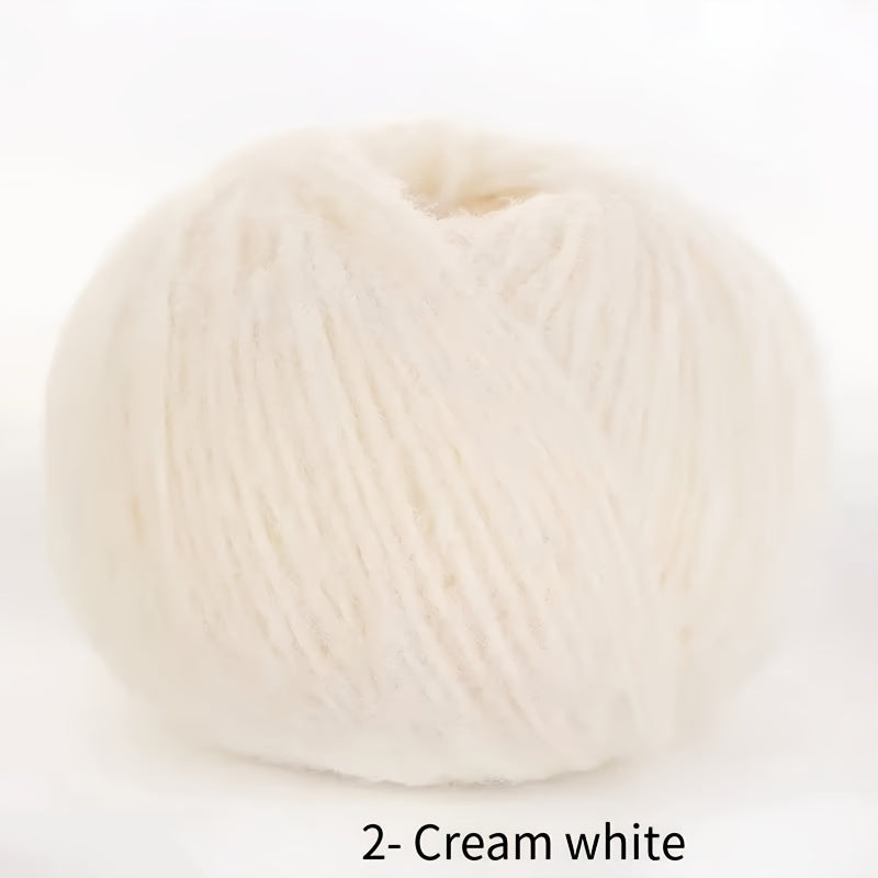 Soft Velvet Yarn Roll 40g Mixed Color Nylon for Knitting Dolls Scarves Blankets