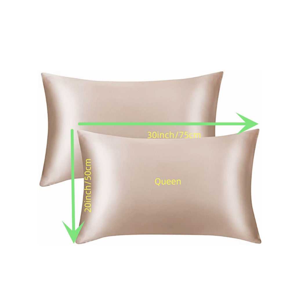 Juego de 2 fundas de almohada satinadas náuticas de microfibra resistentes a las arrugas y para todas las estaciones