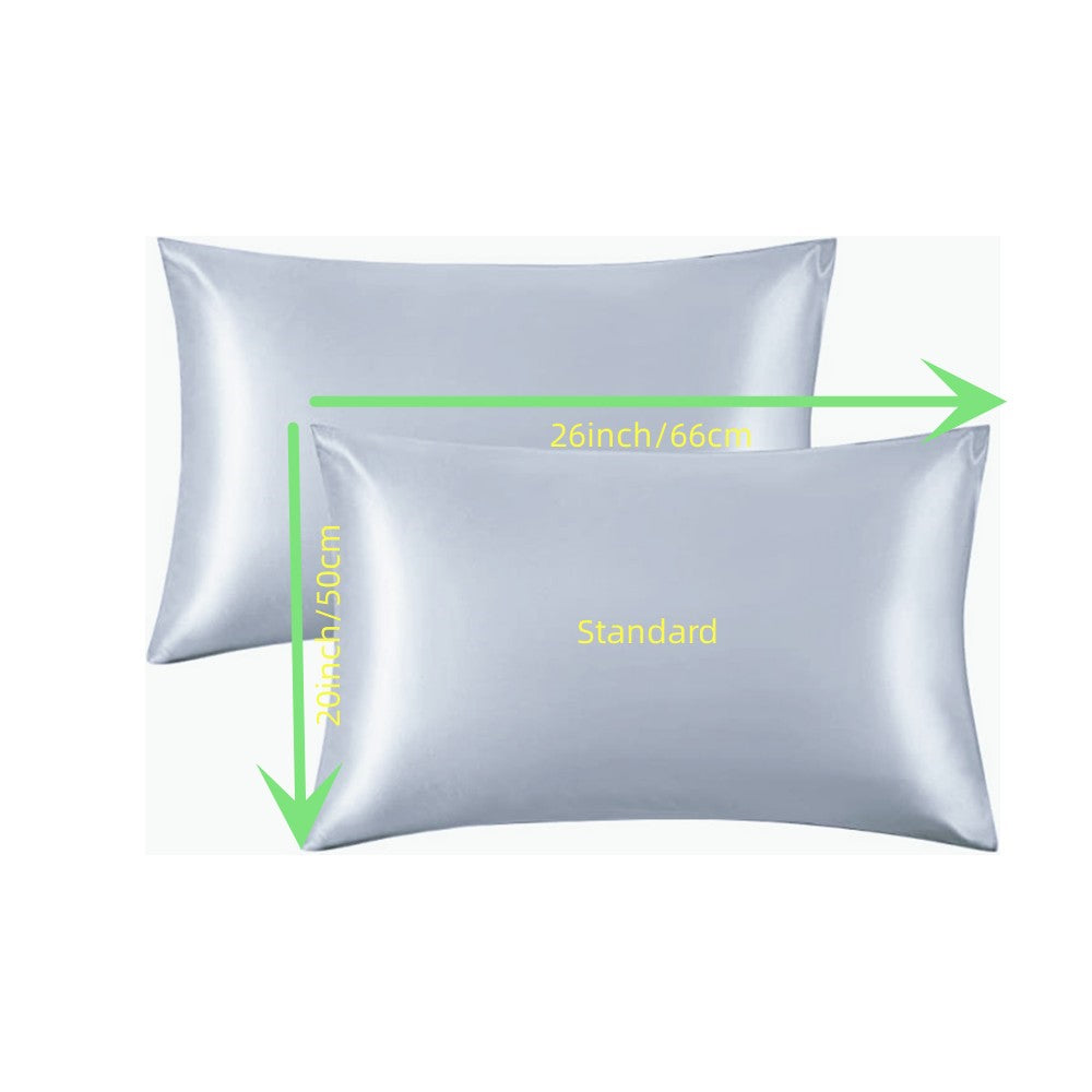 Juego de 2 fundas de almohada satinadas náuticas de microfibra resistentes a las arrugas y para todas las estaciones