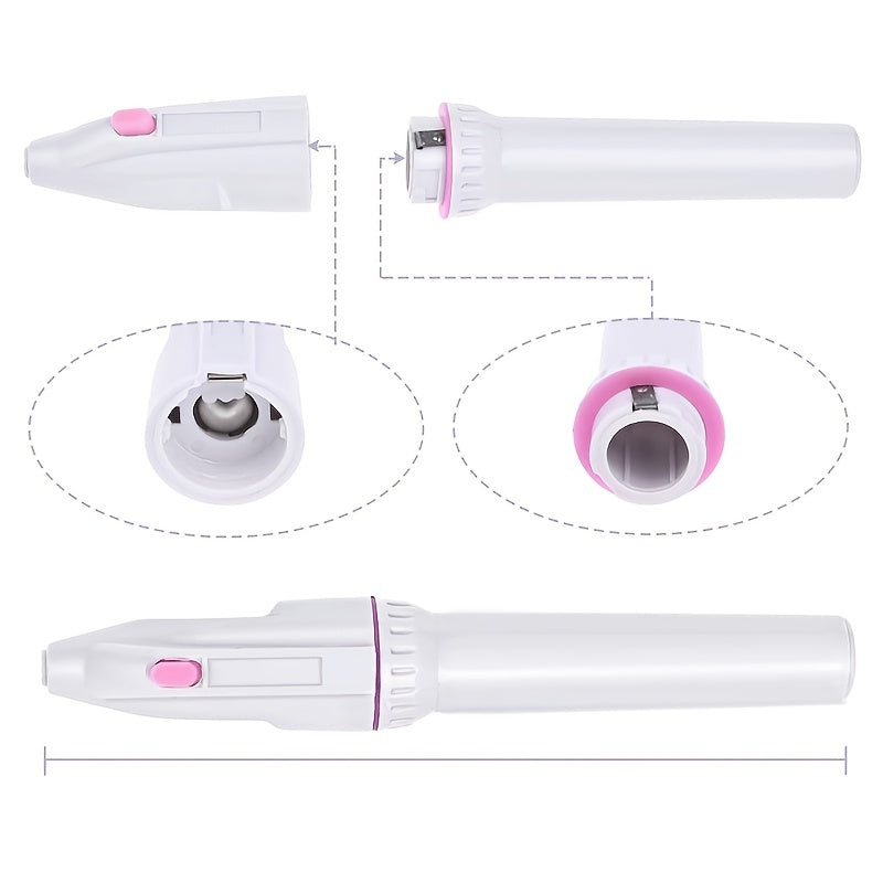 5-in-1 Electric Nail File Set for Manicure Pedicure Hypoallergenic AA Battery
