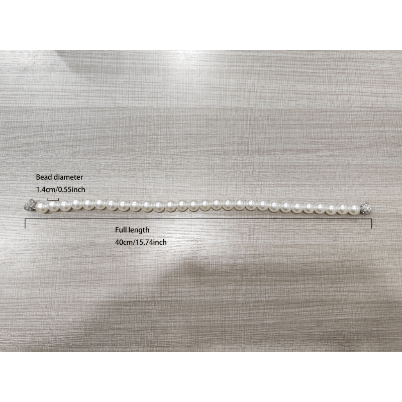 Set of 2 Decorative Magnetic Curtain Tiebacks Faux Pearl Beads for Bedroom Living Room