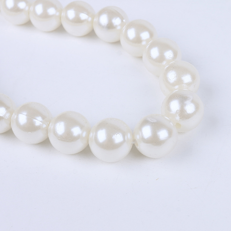 Set of 2 Decorative Magnetic Curtain Tiebacks Faux Pearl Beads for Bedroom Living Room