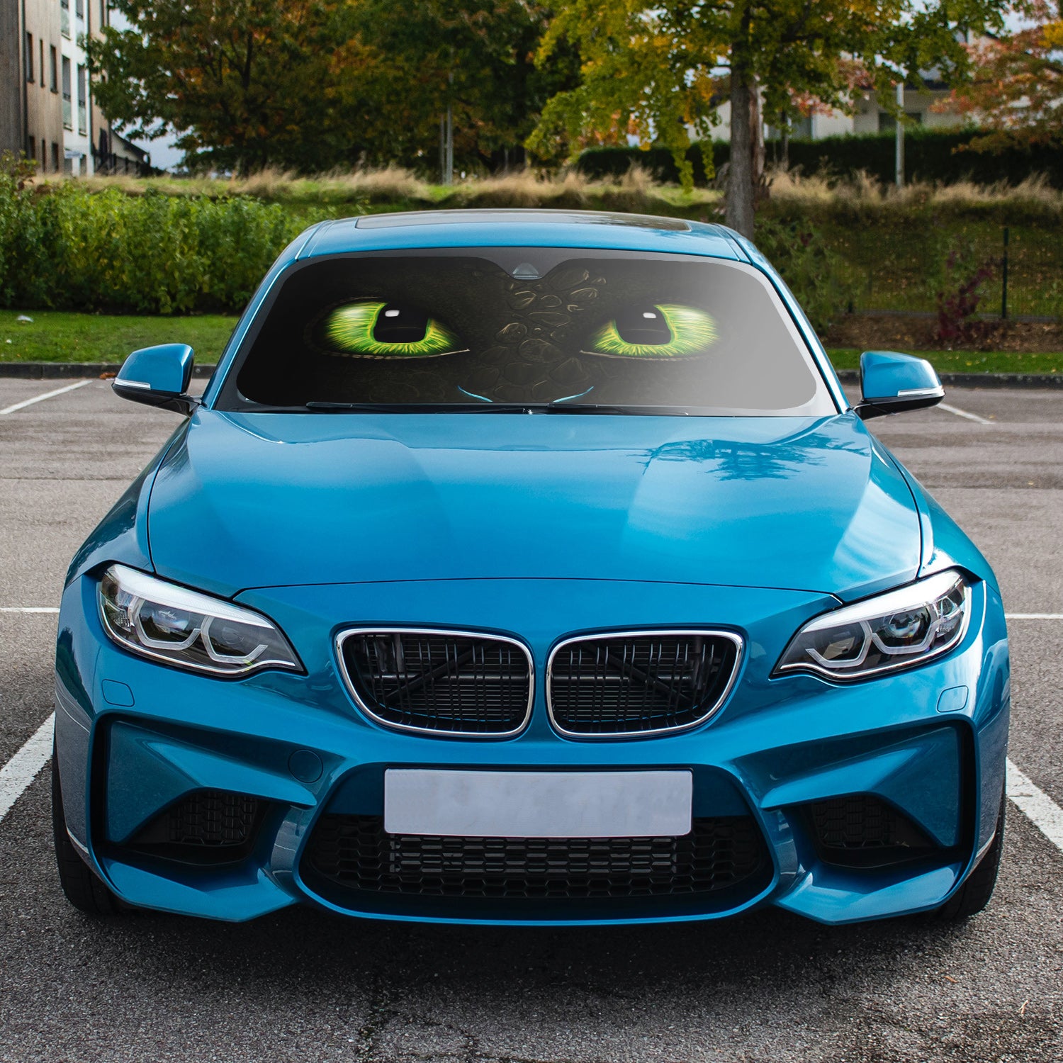 Автостекло солнцезащитный козырек зеленый UV-защита сохраняет прохладу в автомобиле