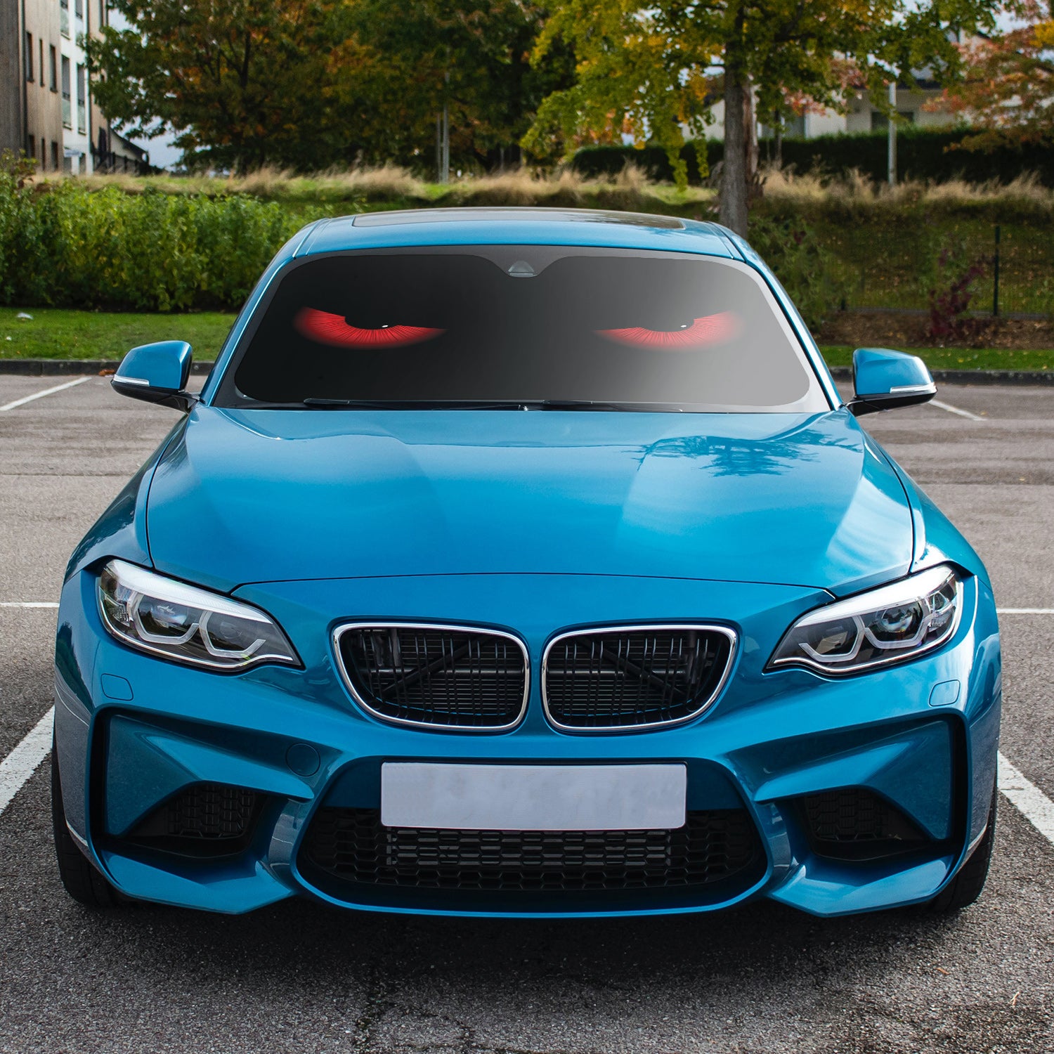 Sombrilla de sol para coche con bloqueo UV para parabrisas, plegable, mantiene el vehículo fresco