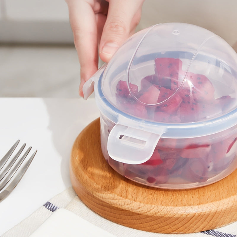 Leakproof Food Storage Container with Lid for Fruits and Vegetables Microwave Safe