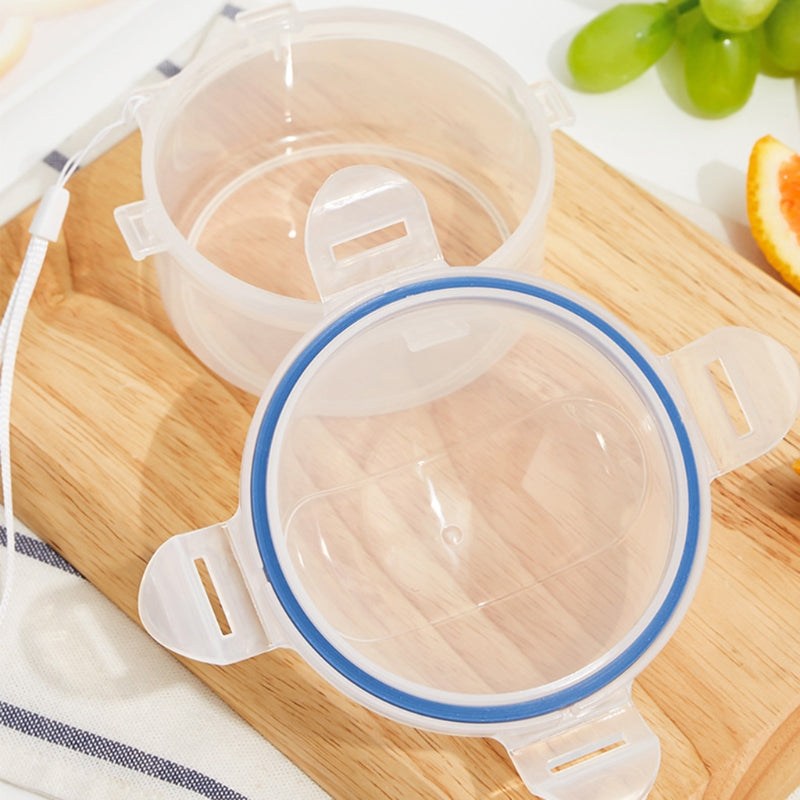 Непроницаемая коробка для хранения свежих продуктов с крышкой - Идеально подходит для хранения помидоров, лука, яблок, черники, салата, риса и многого другого - Устойчиво к микроволновому и тепловому воздействию - Кухонные принадлежности для дома и офиса