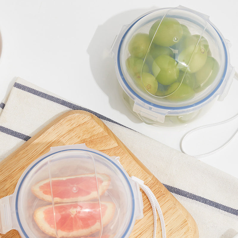 Leakproof Food Storage Container with Lid for Fruits and Vegetables Microwave Safe