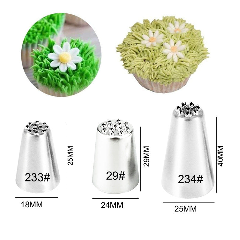 Stainless Steel Cake Decorating Set with Icing Tips and Flower Tools for Baking