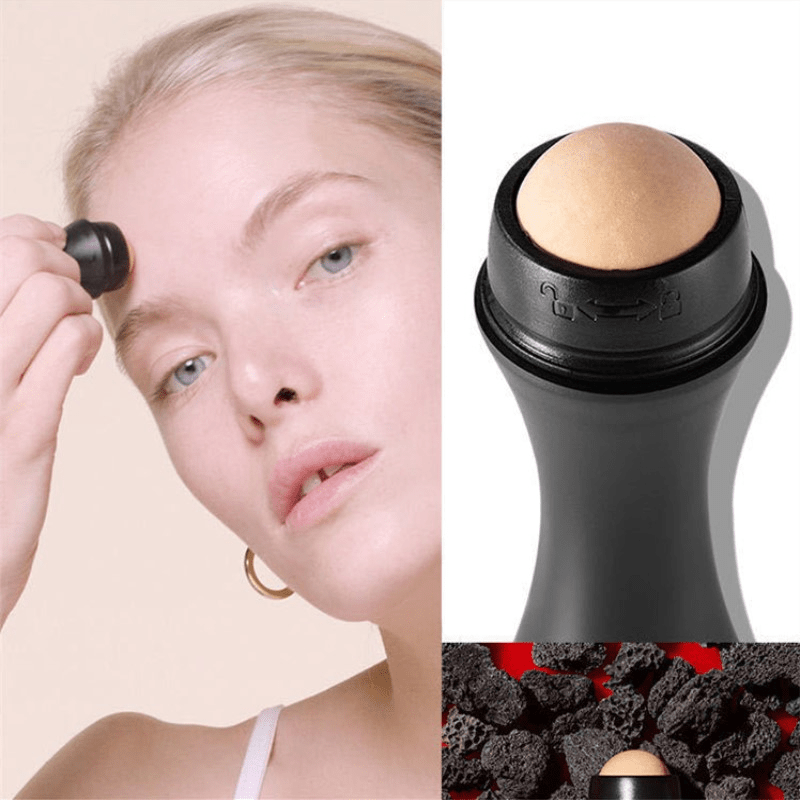 Unisex Oil-Absorbing Pore Roller Balls Reusable Oil-Removing Tool
