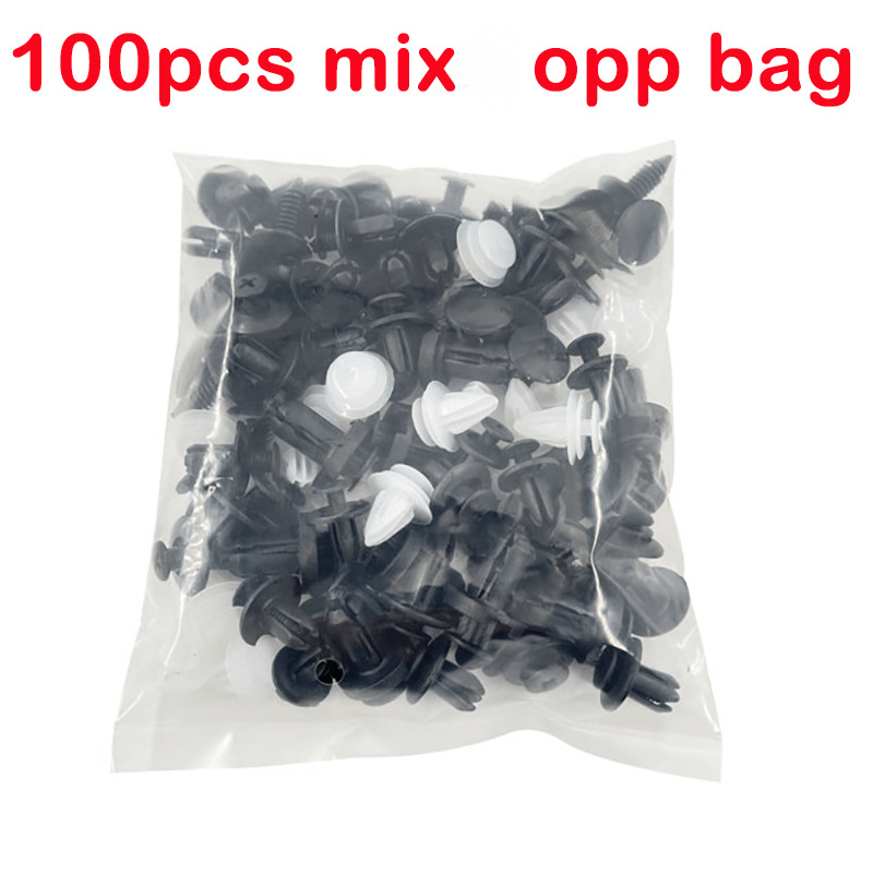 Universal Car Fastener Clips 100pcs Plastic Buckles for Auto Repairs