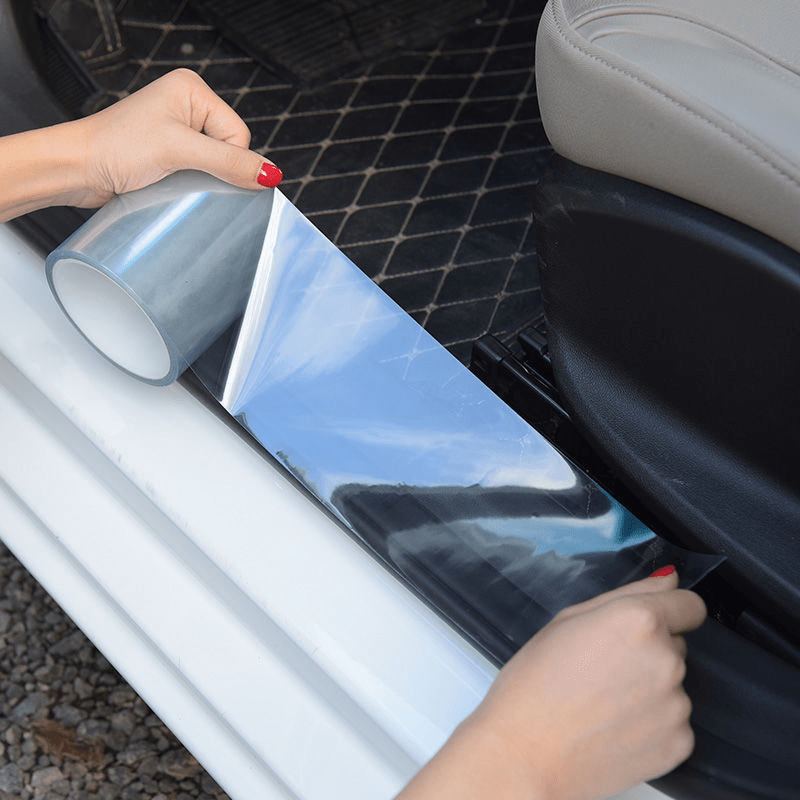 Car Paint Protection Film Waterproof Scratch-Resistant Transparent Self-Adhesive