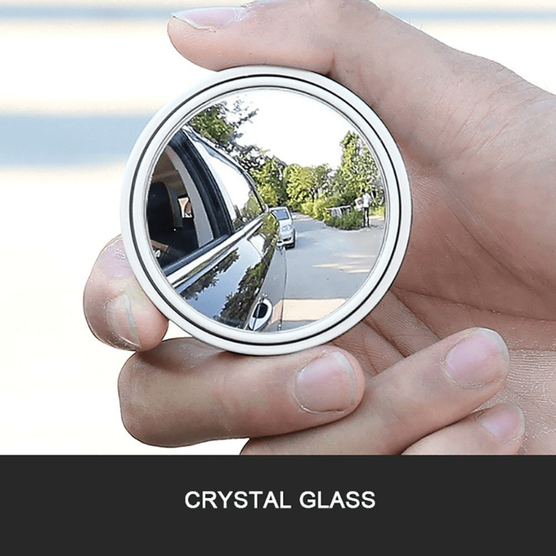 2 dona Universal HD dumaloq ko‘rinish uchun chetki ko‘zgular, avtomobil yon va orqa ko‘rinish, keng burchak