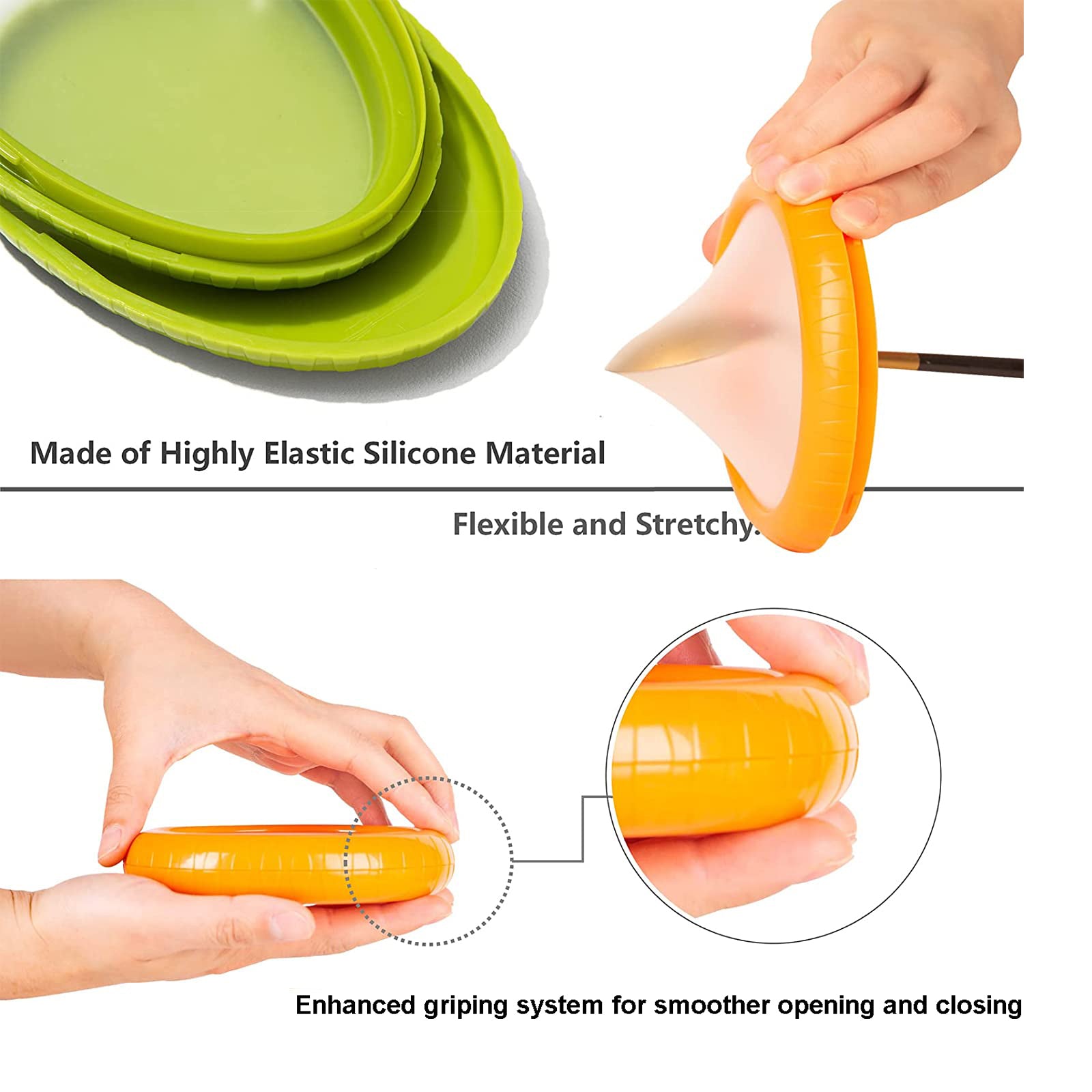 Reusable Fruit and Vegetable Holder for Avocado, Tomato, Onion Storage