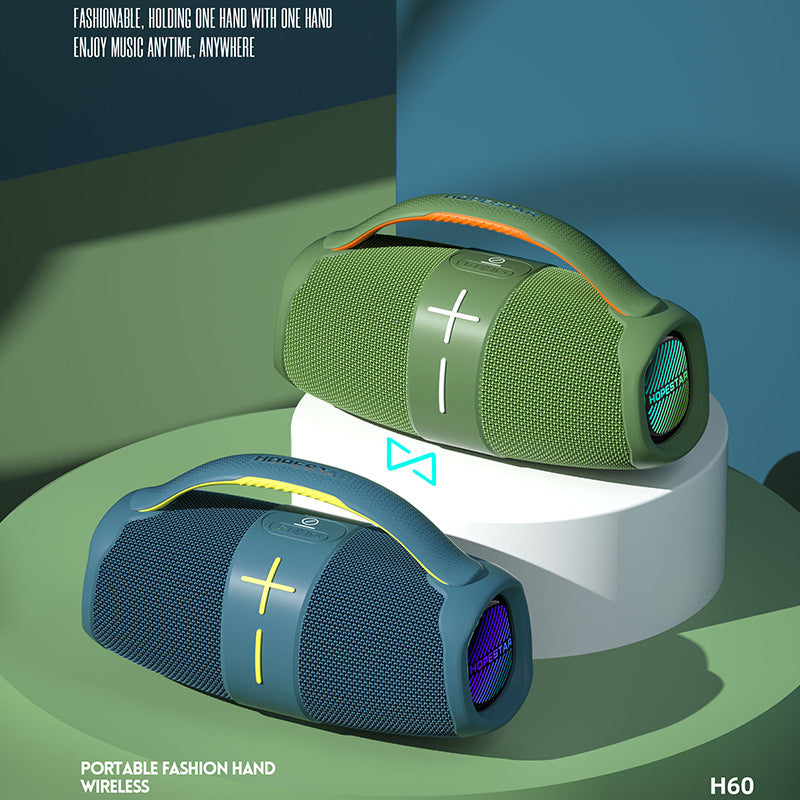 Wireless Speakers 20W Subwoofer Portable Bluetooth with TWS RGB Lights Waterproof IPX6