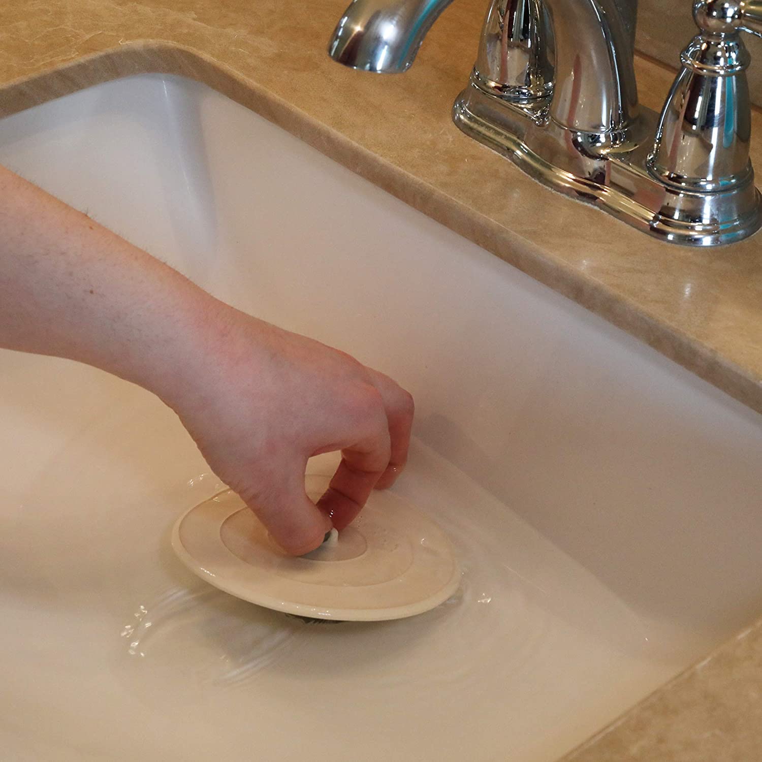 Filtro de tapa de drenaje de silicona para prevención de obstrucciones en fregadero y ducha