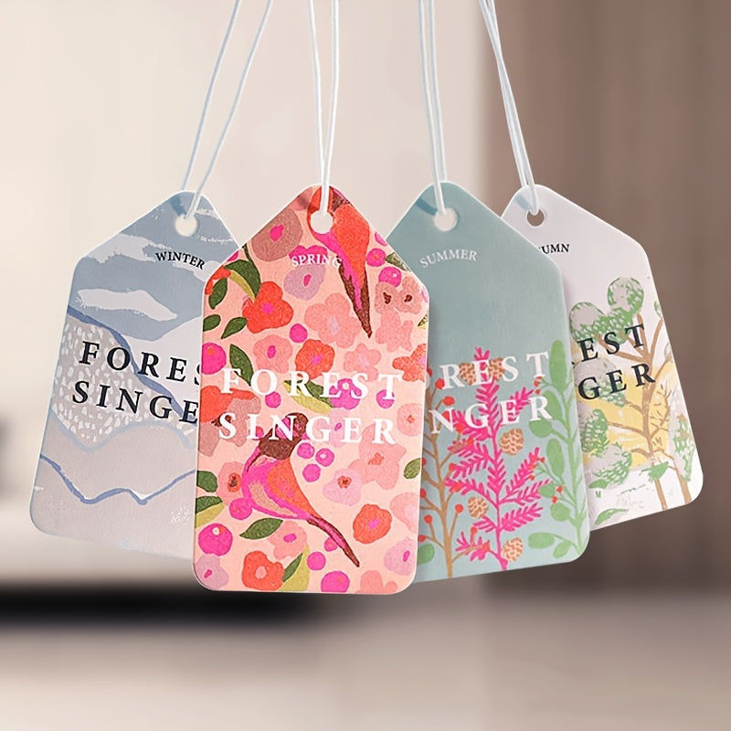 Car Air Freshener Set for Car Mirror Decoration Scent Cards Pack of 4 6 8